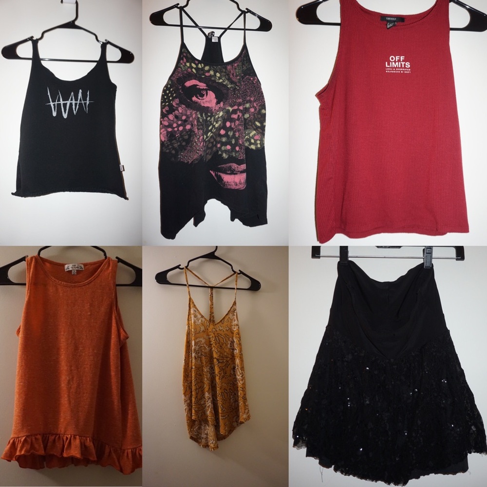 6 tops for $30